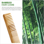 Bamboo Hair comb/ مشط الشعر من البامبو